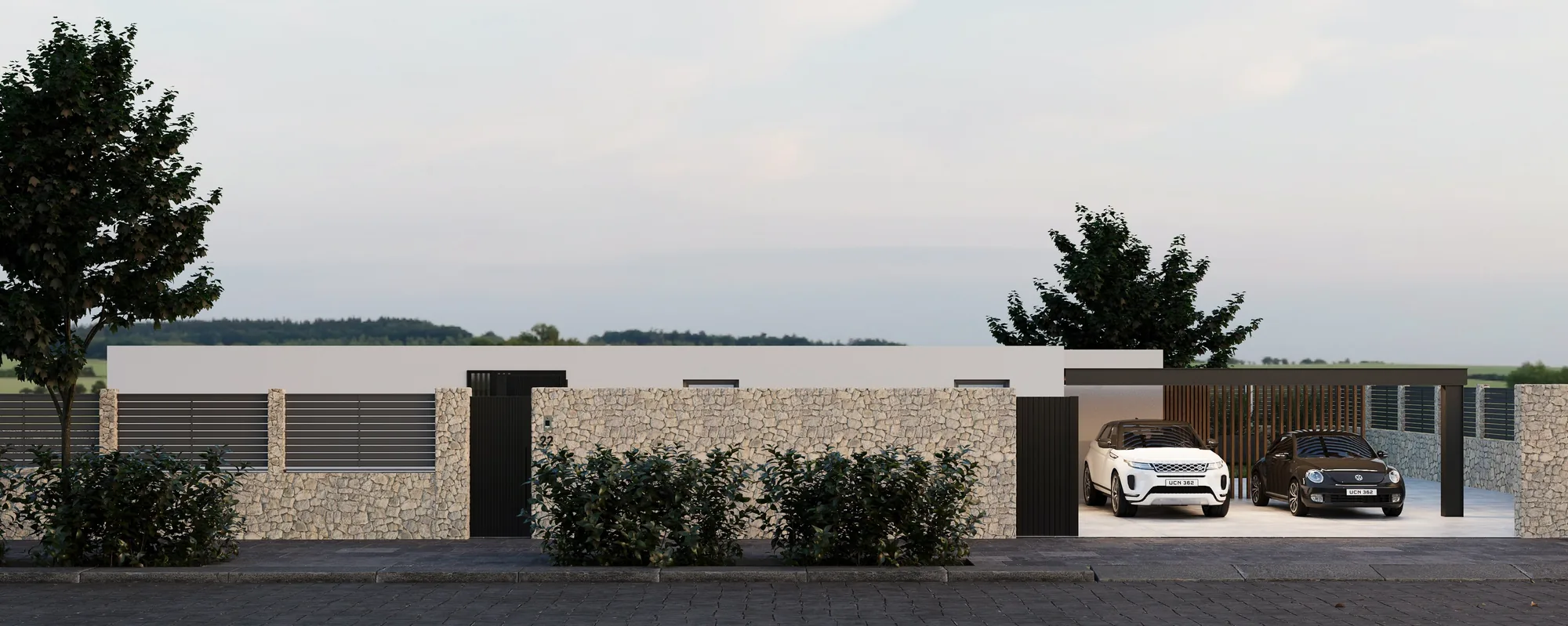 Fachada de vivienda